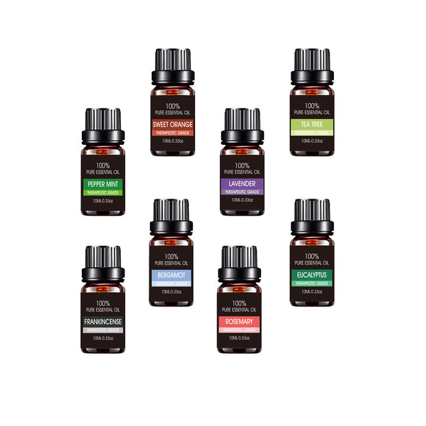 Organic 10ml Essential Oils Set Therapeutic Grade Aromatherapy