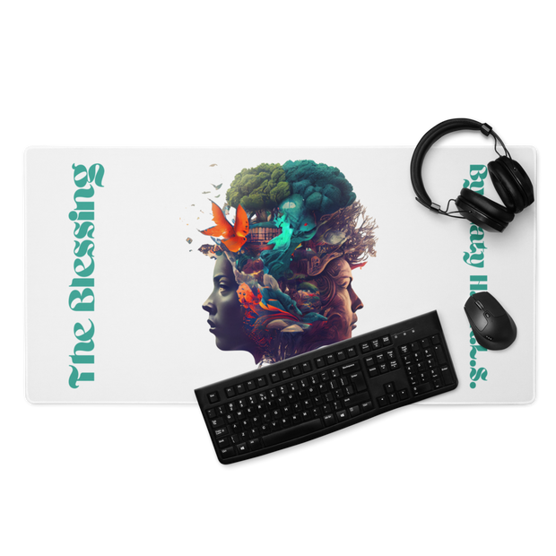"The Blessing" Faces Large Desktop Gaming mouse pad
