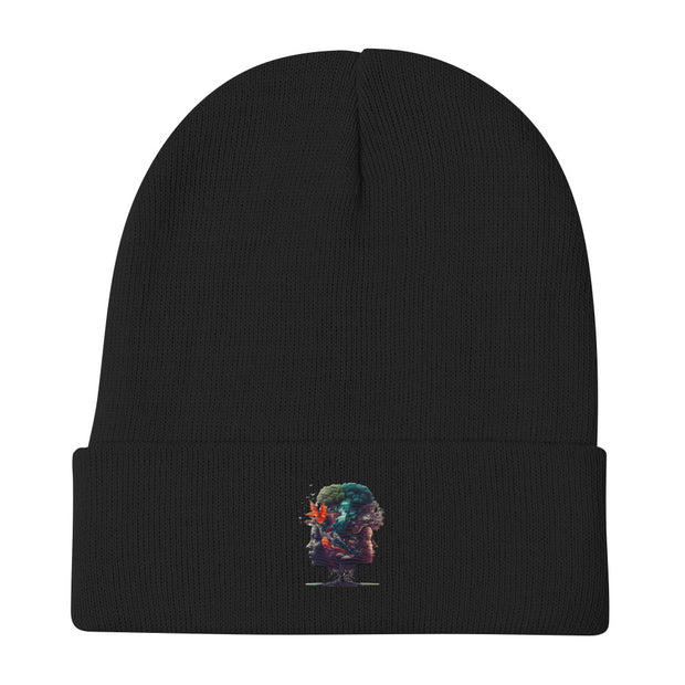 "The Blessing" Faces Embroidered Beanie