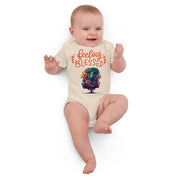 Organic cotton “The Blessing" Feeling Blessed baby bodysuit