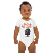 Organic cotton “The Blessing" Feeling Blessed baby bodysuit