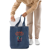 Organic "The Blessing" denim tote bag