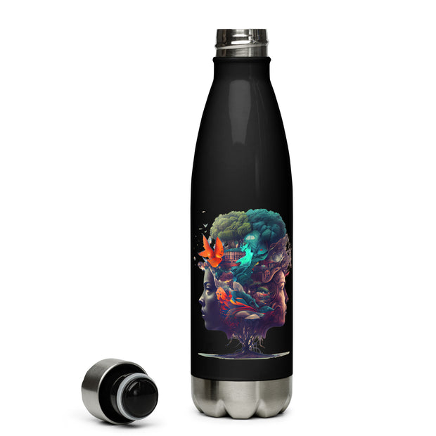 "The Blessing" Faces Stainless steel water bottle